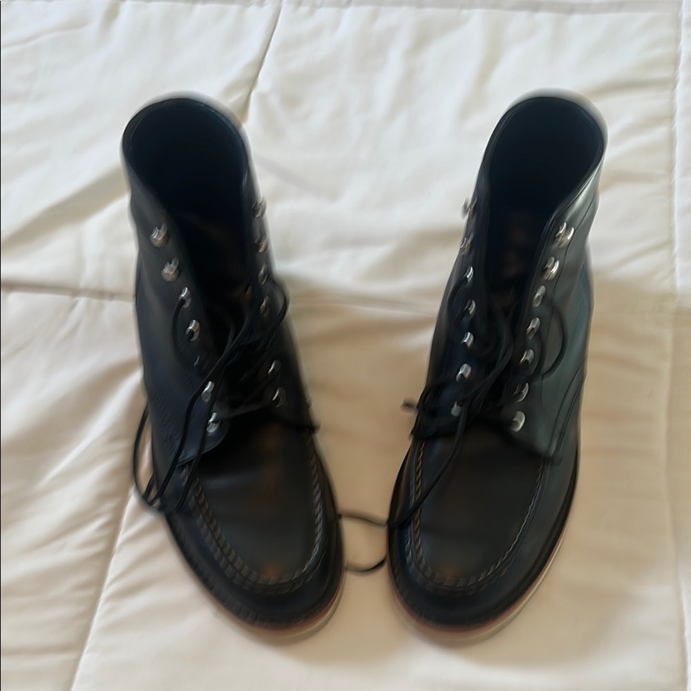 Men's Black Leather Boots